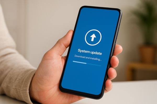 Atualizando o sistema do celular com segurança