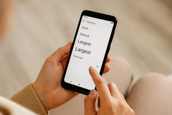 Como aumentar as letras no iPhone